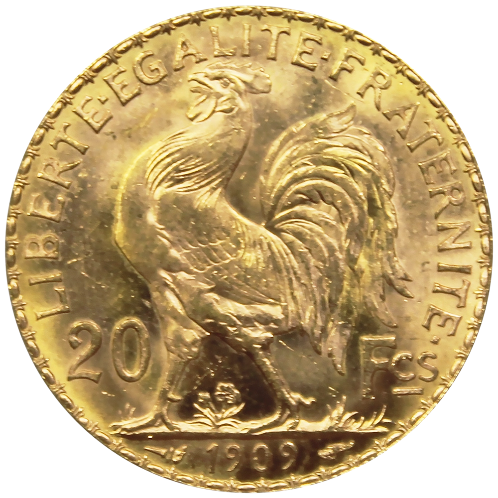 20 Francs Marianne Coq Or