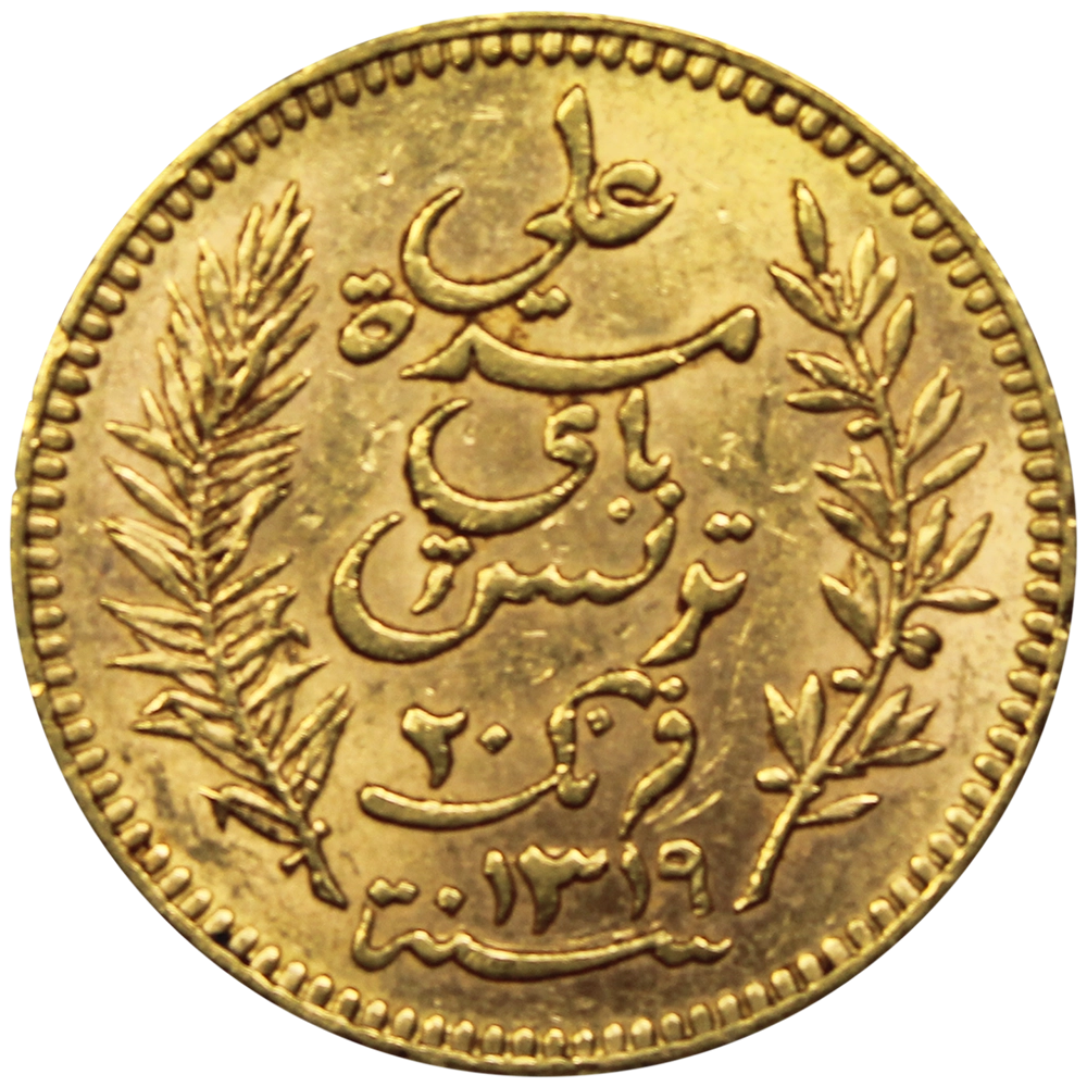 20 Francs Tunisie Or