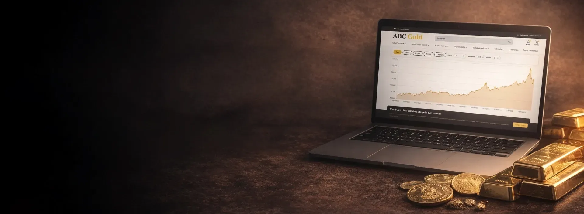 Suivez les cours des métaux